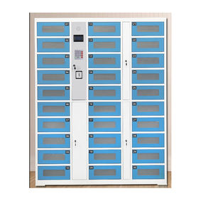 Station de recharge de téléphone portable publique intelligente avec casier de stockage automatique à écran tactile et structure assemblée par serrure électronique - Product Image 3