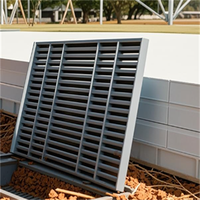 Grilles en acier galvanisé à chaud antidérapantes pour extérieur, marches d'escalier en acier soudé