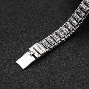 Bracelet Feng Shui pour Homme, Perles de Transfert, Mantra à Six Caractères, Style Rétro National, Personnalité - Product Image 5