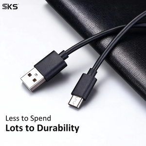 Câble USB 2.0 Type C 3A, cordon de chargeur USB A vers USB C, câble de données USB C moulé noir pour téléphone Android - Product Image 2
