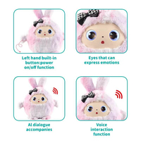 Nuovo Robot AI Multilingue Chat GPT 2026, Bambola di Peluche Morbida AI Controllata da App con Occhi Dinamici, Regalo per Bambini