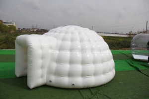 Tùy chỉnh hấp dẫn Inflatable mái vòm màu trắng lều với ánh sáng LED/Xách Tay Hộp đêm Lều/Inflatable cắm trại Lều để bán - Product Image 2