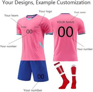 Maillot <span class=keywords><strong>de</strong></span> football personnalisé <span class=keywords><strong>de</strong></span> qualité supérieure pour hommes et femmes, idéal pour les sports d'équipe avec tissu anti-transpiration - Product Image 2