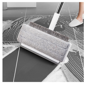 Serpillière plate multifonctionnelle <span class=keywords><strong>à</strong></span> essorage automatique 360 Produits de nettoyage pour sols domestiques Serpillière plate en microfibres avec <span class=keywords><strong>seau</strong></span> Serpillière plate - Product Image 1