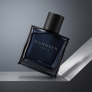 Botella de <span class=keywords><strong>Perfume</strong></span> Cuadrada de Vidrio Gris Oscuro de Lujo de 50 ml, Envase Vacío para Colonia Masculina con Pulverizador, Tapa Negra Texturizada, Logotipo Personalizado, Venta al Por Mayor - Product Image 4