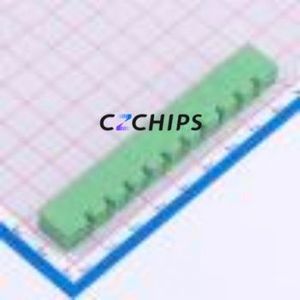 DB2EVM-7.62-10P-GN Plug-in Terminal Block Through hole,P=7.62mm Board-to-Board / Socket - Closed Screw Fixing 1x10P 7.62mm - Product Image 2