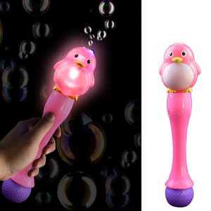 Pistolet à eau électrique LED Licorne avec baguette à bulles - Jouet d'été extérieur pour enfants en ABS et une bouteille de bulles - Activités parent-enfant - Product Image 1