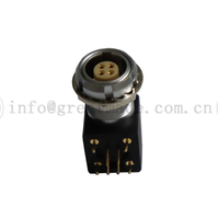 12mm EXG 1B coude à 90 degrés femelle prise fixe deux écrous prise pour circuit imprimé PCB prise