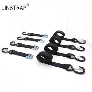 Liniuカスタム1インチカムバックルタイダウンラッシングストラップスプリング付きSフックラチェットタイダウンループストラップ - Product Image 2