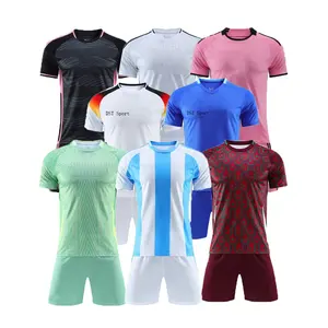 Nieuwe Club Voetbalshirt 2023-2024 Heren Snel Droog Voetbalkleding Sportkleding Custom Sublimatie Voetbal Jersey Set