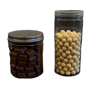<b>Empty</b> for Cylinder 280ml PET <b>Plastic</b> Food Container with Screw Cap for Canned Food Jelly Chocolate <b>Bottle</b> - Product Image 1