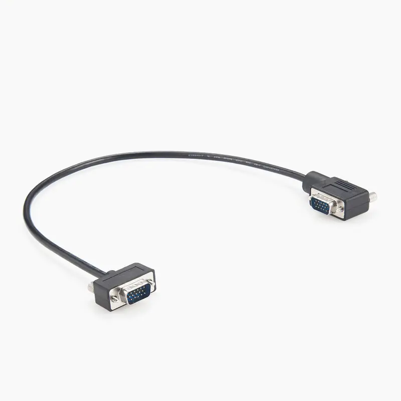 Vga Monitor Links Hoek Male Naar Female Adapter