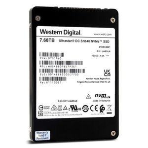 W-D 0TS1963 SN640 7.68TB WUS4BB076D7P3E1 U.2 NVMe SSD de 2.5 Pulgadas 02550575 0TS1963 - Product Image 2