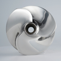 Nouvel Impeller de Pompe en Acier Inoxydable de 144 mm de Diamètre pour Jet Ski Yamaha JetBlaster, Hélice Marine à 3 Pales pour Bateau à Moteur