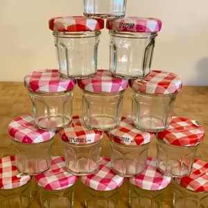 Mini tarros de vidrio con clip de 30ML, tarros pequeños de mermelada francesa <span class=keywords><strong>Bon</strong></span> Maman con tapas, tarros de conservas mejorados - Product Image 1