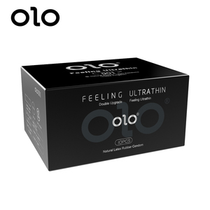 OLO Ultra-Thin Male <strong>Condoms</strong> 001 <strong>Long</strong>-<strong>Lasting</strong> Hyaluronic Acid <strong>Condoms</strong> Family Planning Supplies &amp; Adult Products Wholesale - Product Image 2