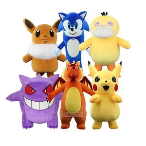 Costume de personnage géant en peluche gonflable Pikachu Costume de personne réelle Costume de mascotte pour adultes - Product Image 1