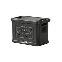 Station d'alimentation portable à énergie solaire 2400W, batterie au lithium 220V, stockage d'énergie domestique et extérieur, alimentation électrique avec générateur solaire