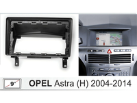 Kit de instalación de radio para coche de 9 pulgadas, marco embellecedor para salpicadero, compatible con Opel Astra