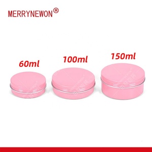 Tarros de Aluminio Rosa para Regalos, Dulces, Té, Velas, 60g, 100g, 150g - Product Image 1