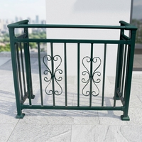Panneaux de clôture verticaux modernes en aluminium |   Balustrade de balcon, d'escalier, d'hôtel et d'hôpital en acier revêtu de peinture en poudre, résistant à la rouille et offrant une intimité