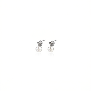 Fashion Earrings with Pearl Stud PE2861 for Women High Quality Jewelry - Product Image 3