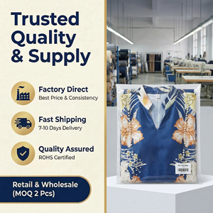 ชุดเดรสยาวประดับลูกปัดสีน้ำเงินสไตล์ทรอปิคอลสำหรับคอลเลคชั่นวันหยุด - Product Image 6