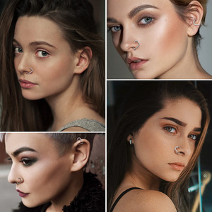 Bán Sỉ Khuyên Xỏ Lỗ Cơ Thể Hình Trái Tim Bằng Đá CZ <span class=keywords><strong>F</strong></span>-136 ASTM Khuyên Xỏ Lỗ Mũi Khuyên Tai Sụn Sụn - Product Image 6