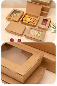 Contenitore Alimentare Personalizzabile in Carta Kraft Monouso, Design Stampato Ecologico per Snack da Asporto, Sushi, Bento e Altri Alimenti - Product Image 4