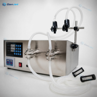 Máquina de Llenado de Líquidos con Bomba Magnética de Doble Cabezal, 4.5L/min X2, CNC de Alta Precisión, Acero Inoxidable 316L, para Llenado de Bebidas en Envases de Vidrio/Plástico