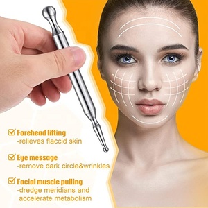Outil de massage d'<span class=keywords><strong>acupuncture</strong></span> Réflexologie faciale Acier inoxydable 304 Écologique Fonction TMC Usage domestique Point de pression - Product Image 3