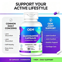 Capsules de glucosamine avec chondroïtine et MSM, 60 unités, complément alimentaire