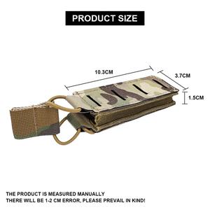 ซองแม็กกาซีนยุทธวิธี Sinairsoft แบบตัดด้วยเลเซอร์ ลายพราง ระบบ Molle สำหรับแม็กกาซีน 9 มม. - Product Image 2