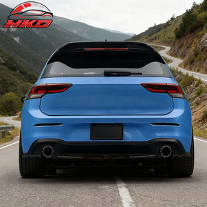 Convient pour Volkswagen MK8 Golf GTI 2022-2026 Spoiler de toit style ES Noir brillant - Product Image 2