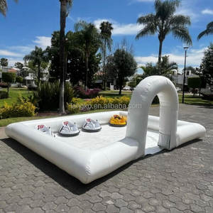Pista de Carreras Inflable de PVC para Niños, Pista de Autos de Choque para Interiores y Exteriores, Área de Juegos Inflable - Product Image 4