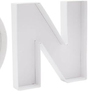 Caja Decorativa de Cartón de 8 Pulgadas con Forma de Letra para Dulces, Rellenable, para Baby Shower, Hecha en China - Product Image 1