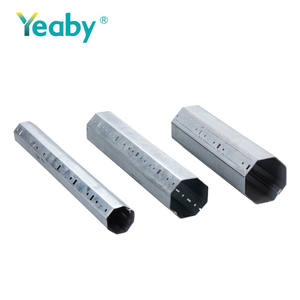 Accessoires pour volets roulants en aluminium, porte de <span class=keywords><strong>garage</strong></span>, porte industrielle, tube octogonal en acier de 70 mm, personnalisable - Product Image 1