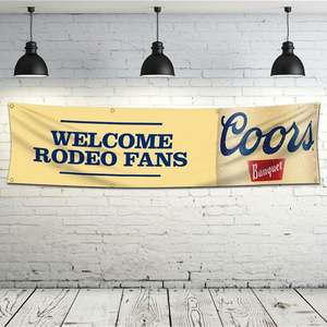 Bannière de banquet de bière 2x8 pieds, bannière de bière stylée avec œillets en laiton, pliable, pour la décoration de dortoir universitaire, les fêtes en extérieur et comme cadeau - Product Image 5