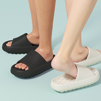 Sandales EVA pour femmes à bout ouvert, style décontracté, design nuage, semelle souple antidérapante, pour l'été, l'automne et le printemps