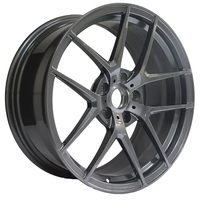 Jantes en aluminium forgé 5X114.3 5X112 15-26 pouces toutes entraxes, multi-cinq branches, zinguées, polies, pour voitures, camions et VUS