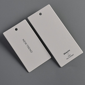 Tùy chỉnh thấp moq in <span class=keywords><strong>logo</strong></span> treo thẻ & nhãn hiệu cho quần áo & giày thân thiện với môi giấy in tag với miễn phí bông sợi dây thừng - Product Image 5