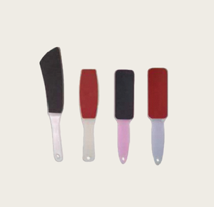 Lime à pied classique, râpe à pied professionnelle à double action et outil de soin des ongles, kit de pédicure, acier inoxydable, éliminateur de callosités, brillance rapide - Product Image 1