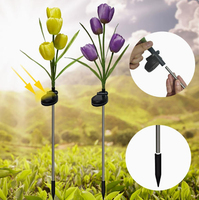 Bunga Tulip Buatan dengan Sentuhan Realistis, Tangkai Tulip Mirip Asli untuk Dekorasi Meja Rumah, Dekorasi Taman Tulip.