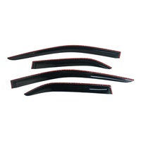 Viseras Acrílicas Negras para Ventanas de Puerta, 4 Piezas, para Toyota Camry, Accesorios 2011-2014