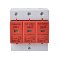 Dispositif de protection contre les surtensions MC-SAB1003P/750 T1+T2 SPD 15KA Iimp 100KA 750VAC 3P en matériau PBT pour les parcs éoliens et l'énergie solaire
