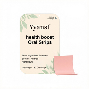 Tiras Orales Naturales y Suaves para Mejorar la Salud, Equilibrio Nocturno, Relajación y Bienestar, 30 Tiras Individuales Rosadas - Product Image 1