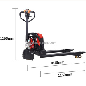 Transpalette électrique compact léger de 1,5 tonne, mini transpalette de 1500 kg, transpalette à batterie lithium 48V - Product Image 4