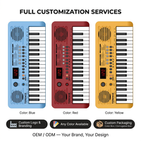 Clavier électronique miniature MK137 TERENCE à 37 touches, idéal pour les cours de musique scolaires, les studios et les fournitures musicales, piano électronique en gros
