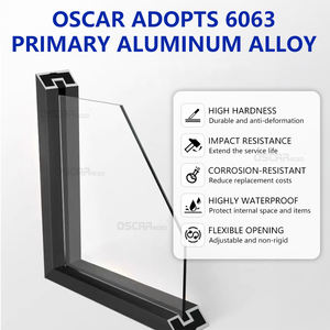 Puerta Plegable de Aluminio de Alta Calidad para Exteriores, Segura, para Patio, Jardín, Balcón, Porche, Elegante, Estilo Hogareño, Puerta Plegable de Dos Hojas - Product Image 2