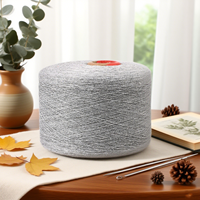 Fil mélangé en coton recyclé et polyester mélangé DTY pour tissage, absorbant l'humidité, pour gants